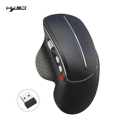 China new 3D HXSJ Ergonomic Vertical Wireless Gaming Mouse 2.4G 3600 DPI Ergonomic Adjustable Desktop is suitable for preventing mouse hand USB6 but for sale