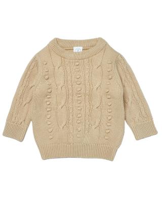 China Charlie Knit Jumper Breathable Knitwear - Baby Sweater Toast for sale