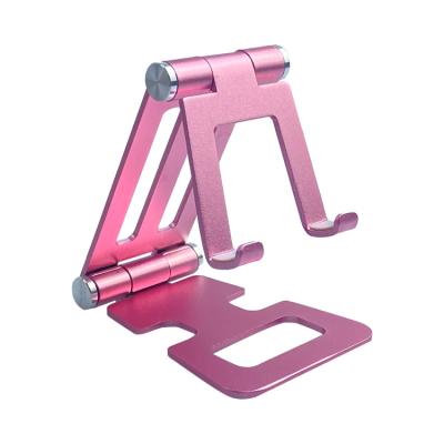 China Hard anode surface treatment Custom hot-selling item Aluminium alloy desktop mobile phone holder for home and desk for sale