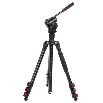 China PORTABLE 2023 Top Professional Cheapest Foldable Aluminum camera tripod Light camera video tripod for sale