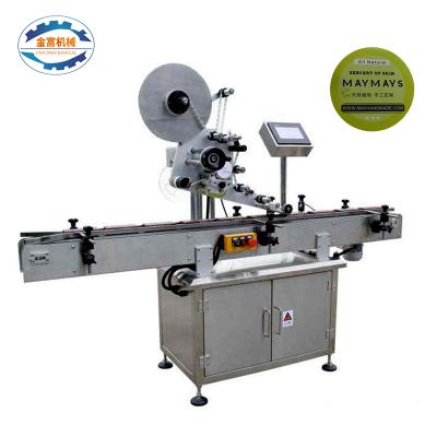 China Food China Machinery Flat Surface Labeling Machine for Flat Sticker, Round Bottle Labeling Machine for sale