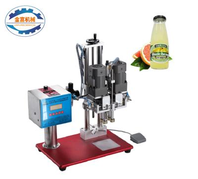 China Food China Machine Semi Automatic Capping Machine , Manual Glass Bottle Capping Machine for sale