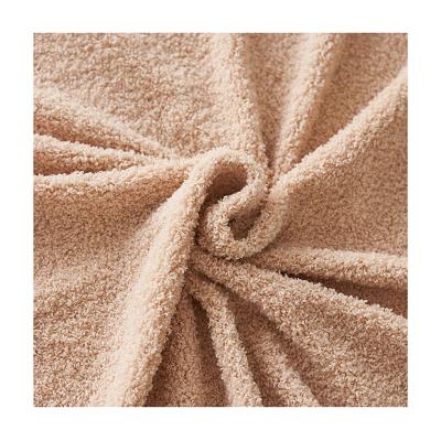 China Factory direct supply soft moisture absorbing beautiful fleece breathable 100% polyester fabric for fashion toys for sale