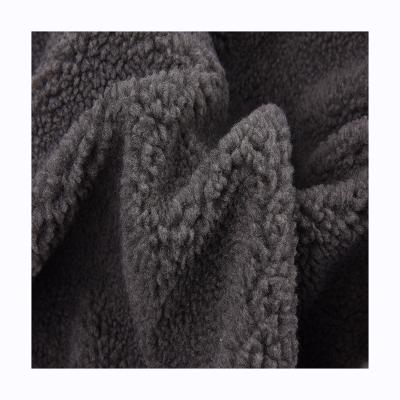 China Fashion Flame Retardant Top Abrasion Resistant 100% Polyester Fleece Granular Fabric For Household Blankets for sale