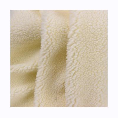 China 100% soft skin-friendly berber fleece polyester fabric wholesale high standard flame retardant for sale