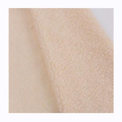 China Best Selling Wholesale Flame Retardant Soft Abrasion Resistant 100% Polyester Fleece Granular Fabric For Clothing Blanket for sale