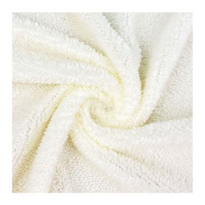 China Soft Makers Customized Cotton Velvet Pad Dyed Comfortable 100% Polyester Fabric for sale