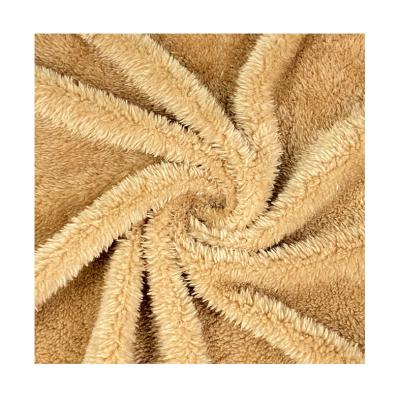 China Best Selling Homewear Soft Wholesale Toy Fabric Single Sided 100% Arctic Polyester Fleece Fabric for sale