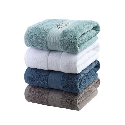 China Digital Printing Can Be Customized Customized Logo White Towel Sets For Spa 100% Cotton Terry Luxury Bath Towel for sale