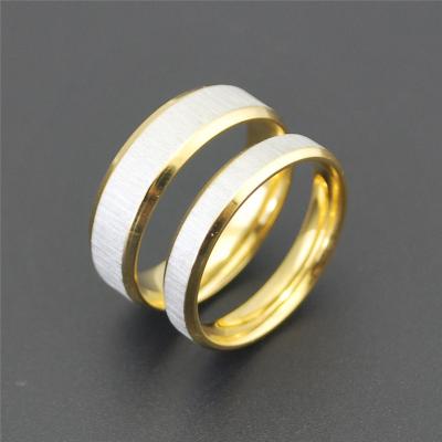 China BOHEMIA Wholesale Price 18k Gold Plated Jewelry Fashion Stainless Steel Wedding Rings For Women Anillo Bague for sale