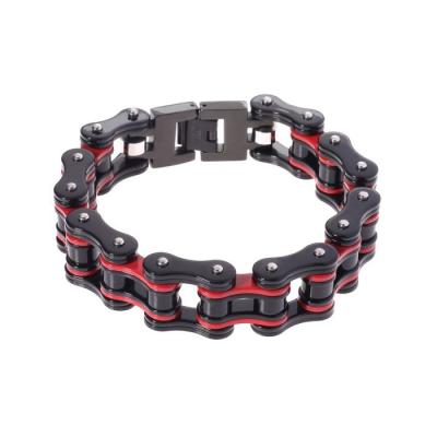 China EMO Accessories European Style Bicycle Chain Bracelets Others 16mm Stainless Steel High Quality Mens Jewelry For Women for sale