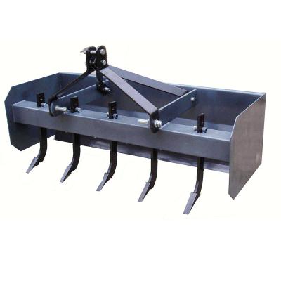 China Soil preparation three point small farm cultivator backhoe attachment box scraper for sale,mini farm machinery equipments for sale