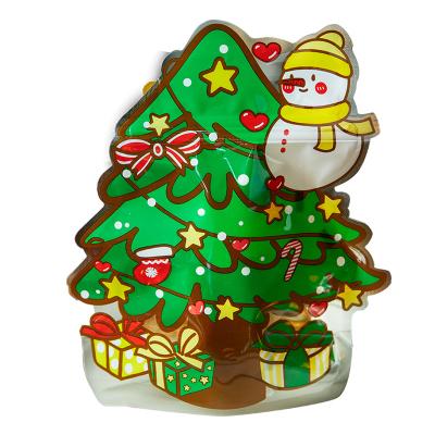 China Recyclable Candy and snack packaging bag Christmas tree gift sealing bag for sale