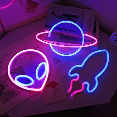 China Custom Shops Neon Sign Cloud, Lightning, Love, Alien, Planet, Beer, Unicorn, Open, Moon, Wings Led Neon Sign for sale