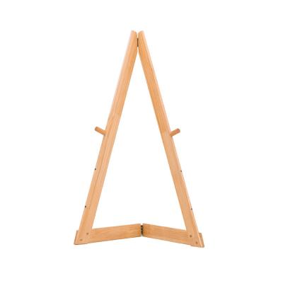 China Wooden Art Rack Easel Display Stand For Art Painting 2 Standing Easel for sale