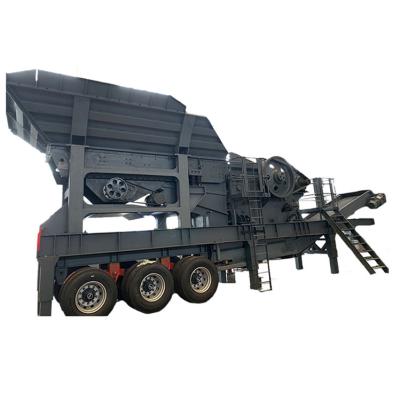 China High Quality Mobile Stone Crushing Plant T Series Wheel Mining Equipment With Hydraulic Cone Crusher for sale