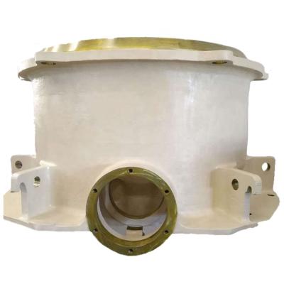 China Mineral Hydraulic Crusher Spare Parts Cone Crusher Parts Main Frame For HP300 for sale