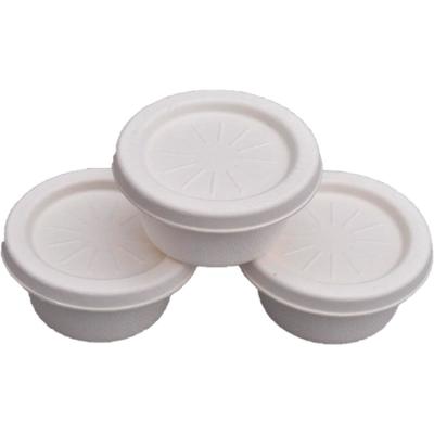 China Modern Compostable Nordic Style Dip Saucer Bowl Dish 60*40*30mm With Lid for sale