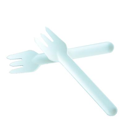 China Viable Style Nordic Sugar Cane Simplicity Bagasse Cutlery Spoon Fork Disposable Knife for sale