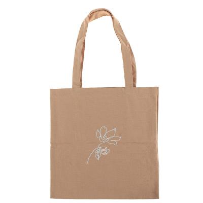 China Reusable Best sales fashion large cotton canvas reusable shopping tote bag custom printed recyclable canvas shopping bags for sale