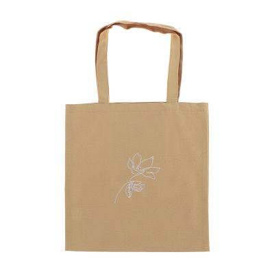 China Reusable Wholesale custom print promotional eco friendly packaging tote bags plain organic reusable cotton canvas tote shopping bag for sale