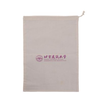 China Recyclable OEM factory manufacturer rectangle custom size eyeglass drawstring bag recycle cotton canvas fabric dust drawstring bag for sale