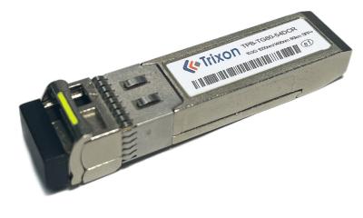 China TPB-TG80-54DCR SFP+ 10.3Gbps 80km BIDI Transceiver 1550nm/1490nm Te koop