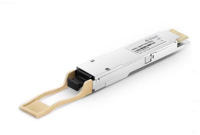 China 400G QSFP Transceiver Module 4x106.25Gbps 500m Afstand SMF MPO-12 Connector Te koop