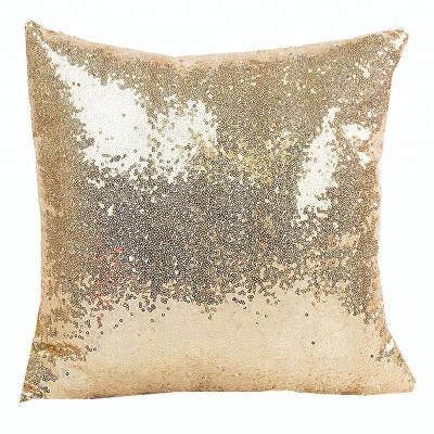 China Bling Glitter Anti-Decubitus Shiny Glitter Comfortable Solid Cushion Covers Square Pillowcases For Party Christmas for sale