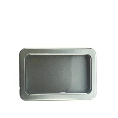 China MOQ 50pcs Corporate Aaniversary Gifts Pin Tin Box With Sliding Lid Durable Tinplate Packaging for sale