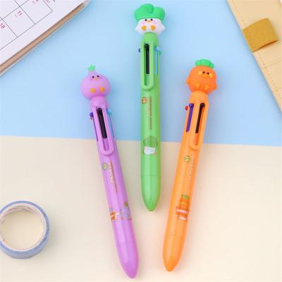 China Luxury Cute Plant Ballpoint Pen Colorful Ballpoint Pens For Kids Gift Cute School Supplies Stationery Supplies Stationery for sale