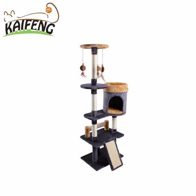 China New Design Viable Pampers Accessories Products Outdoor Cardboard Cat Scratcher Tree Cheap for sale