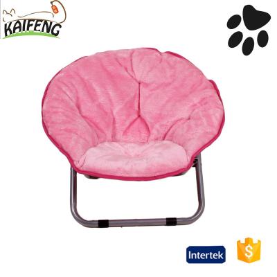 China Wholesale Metal High Quality Viable Portable Cat Soft Rest Plush Chairs, Cat Moon Chairs for sale