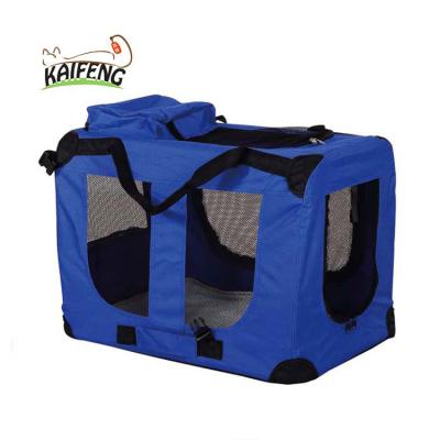 China Viable Wholesale Dog Crate Collapsible Pet Carrier Crate for sale