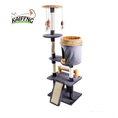 China Viable Professional Manufacturer Supplier High Mansion Cat Tree for sale