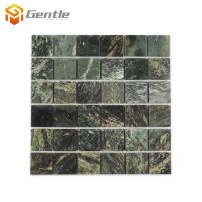 China Hot Selling Parquet Hotel Bathroom Floor Paving 300*300 Square Jade Natural Marble Stone Mosaic for sale