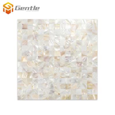 China High quality mother pearl natural backsplash bathroom decoration parquet funiture seashell mosaic for sale