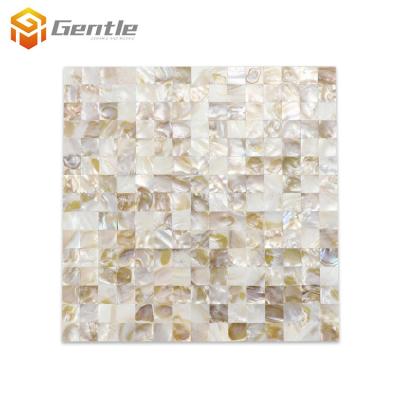 China Flooring selling natural mother pearl mosaic shell seashell mosaic in stock for sale