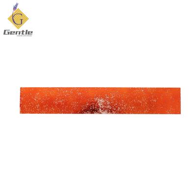 China 50*300mm Wholesale Modern Orange Matt Metal Glazed Art Tile Indoor Stone Tiles for sale