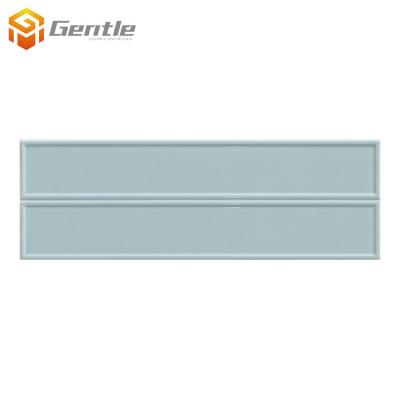 China Ceramic Foshan Good Selling Light Blue Color Bathroom Ceramic Tile 200*600mm Wall Tile for sale