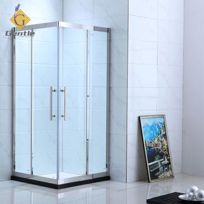 China Custom Size Transparent Glass Door Bathroom Modern Style Shower Room Enclosure for sale