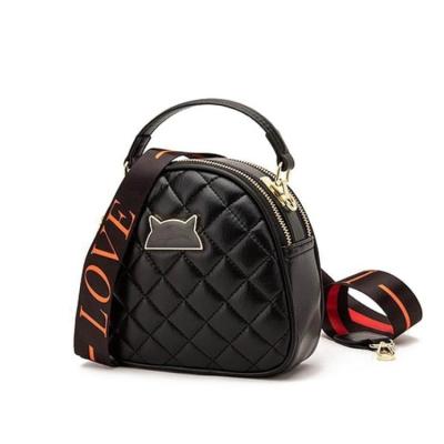 China Wholesale Ready Running PU Low Price Women Quilted Faux Leather Lady Crossbody Bag for sale