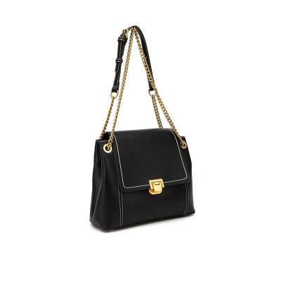 China Fashion High Quality Adjustable Metal Chain Strap Lady Shoulder Bag Handbag Fashion Office Bag for sale