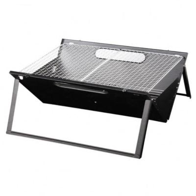 China Mini Size Adjustable Garden Grill Box Ultrathin Single Single Grill Rectangle Outdoor Folding Barbecue Grill for sale