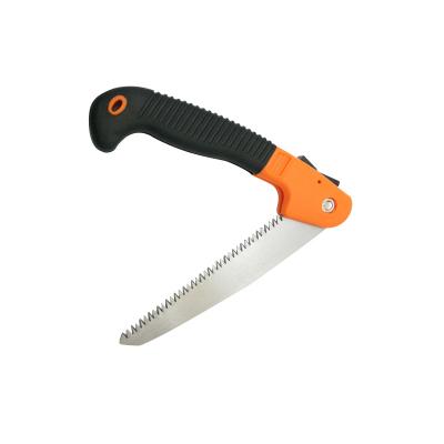 China Durable Portable Steel Garden Folding SK5 Pruning Hand Saw With Anti-Slip ABS Handle for sale