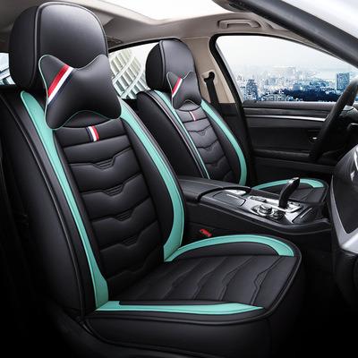 China Hot Selling Fan Club Bling Car Seat Covers 360 Leather Car Seat Covers Waterproof For Family Car for sale