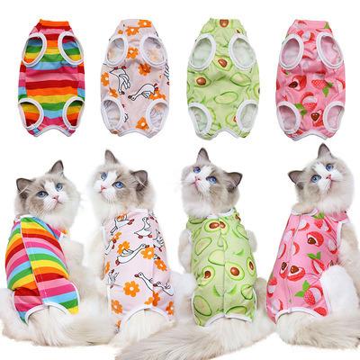 China Cat Sterilization Clothes After Surgery Fruit Series Four Seasons Sustainable Pet Clothes Supplies Dogs for sale