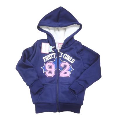 China Stock Lots 100% Polyester Polyester Shear Little Girl Jackets And Coats for sale