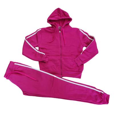 China Hot Sale Breathable Women 2 Piece Tracksuit Set Casual Hoodies Sports Joggers Fleece Women Sweatsuit Set for sale