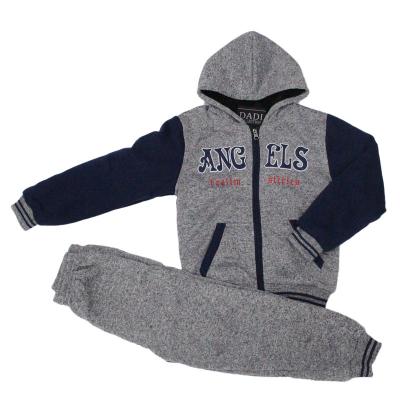 China Hotsale Anti-static Kid Sports Cheap Tracksuits Garment With Fleece Fabric For Boy for sale